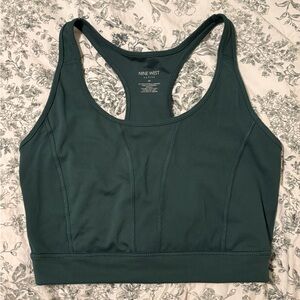 Nine West Active Dark Green Sports Bra